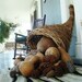 RESERVED for Margot GIANT Cornucopia, Market Sized, Rustic, Handmade, Wicker, Grapevine, Thanksgiving or Wedding Decor