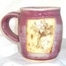 Ceramic Handmade Pottery Wheel thrown Stoneware Tree Mug by Jewel Pottery Cup Each one Unique
