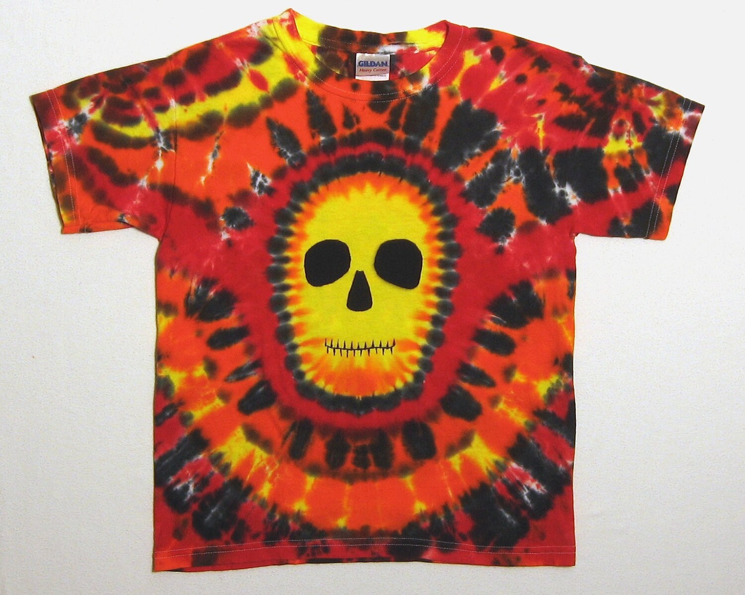 how to make a skull tie dye shirt