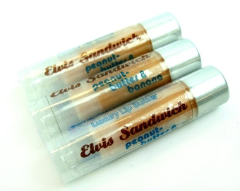 Elvis Sandwich - peanut butter and banana - Shea Lip Butter