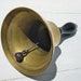 Vintage Brass Hand Bell - Antique School Teacher, Dinner, Musical Bell