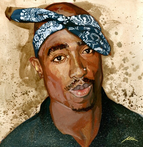 Tupac Shakur Original Painting