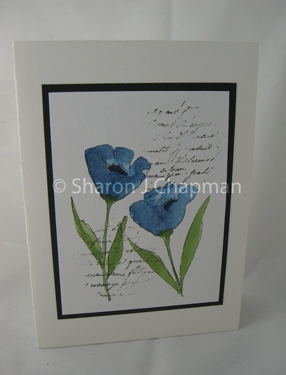 Items similar to The Blue Poppy on Etsy