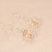 Swarovski Crystal Earrings - Golden Shadow Cubes - Bride, Bridesmaids, Maid of Honor, Jr Bridemaids - 1 pair any color