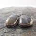 Sterling silver and Labradorite Drop earrings - Storm Cups -