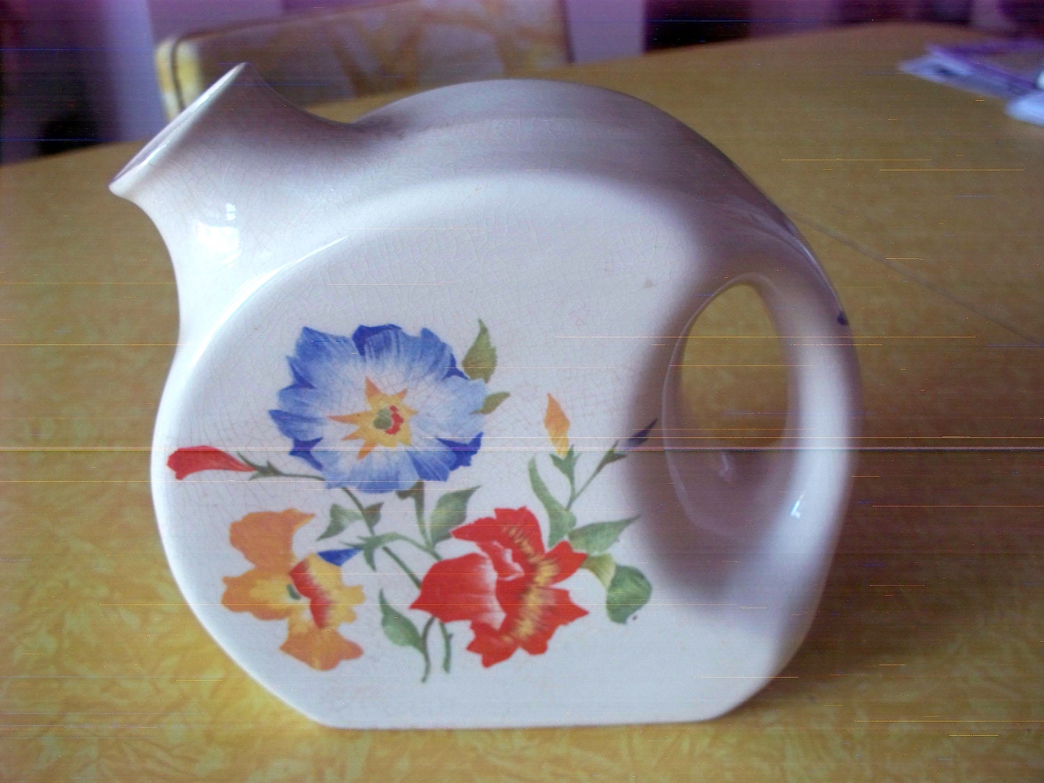 Vintage Universal Cambridge Pottery Pitcher