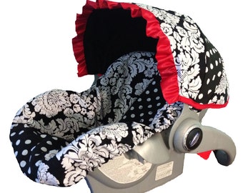 Baby Car Seat Cover - Infant Car Seat Cover - Carrier Slip Cover with ...