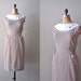 vintage 50s dress / 1950s dress / the Bee's Knees dress