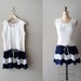 1960s dress / 60s mini dress / Nautical Mile