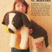 Vintage Crochet Pattern St Bernard