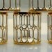 Spanish Windows Gold Mid-Century Rocks Tumblers - Imperial Glass Set of 6, Free Shipping USA