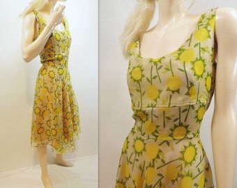 Vintage Prom Dress 1960s Party Dress 60s Rose by StarletVintage
