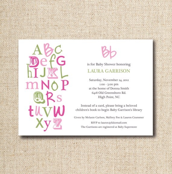 Baby Shower Invitations...Custom, Printable Digital File Il_570xn