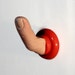 middle finger coat hook