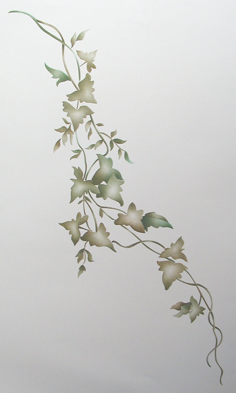 freestyle ivy wall stencil painting stencil by elegantstencils