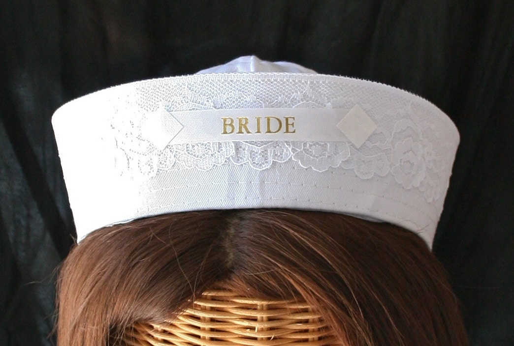 sailor hat with veil