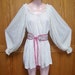 Gauze Peasant Blouse Renaissance style size osfm