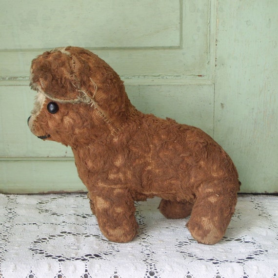 vintage stuffed dogs