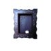 60s Shadow Box. Wood n Metal Hanging Box. Painted Frame. Display Case. Reliquary