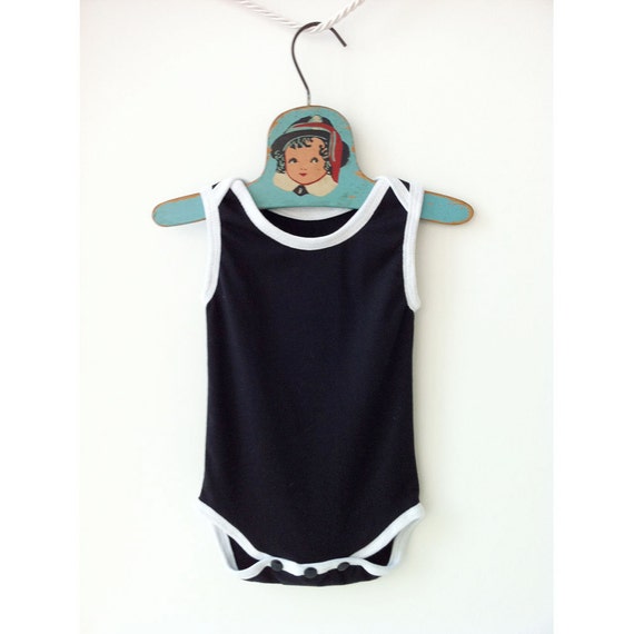 Items similar to Baby Boy Black Onesie, Handmade Boys Onesie, Solid