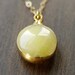 Lemon Opal Gold Necklace