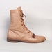 1980s ROPER BOOTS / 2-Tone Cocoa Brown & Burgundy Leather, 7-7.5
