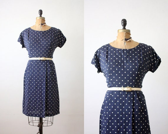 50s dress vintage 1950s polka dot dress by 1919vintage on Etsy