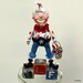 Folk Art Whimsical Christmas Elf Collectible Art Doll