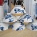 Japanese Flower Motif Rice Bowls