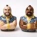 Mr T Salt and Pepper Shakers Ceramic Clay- that's right FOOL