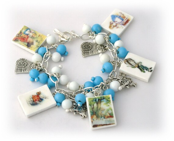 The Alice In Wonderland Bracelet  The White by Lottieoflondon