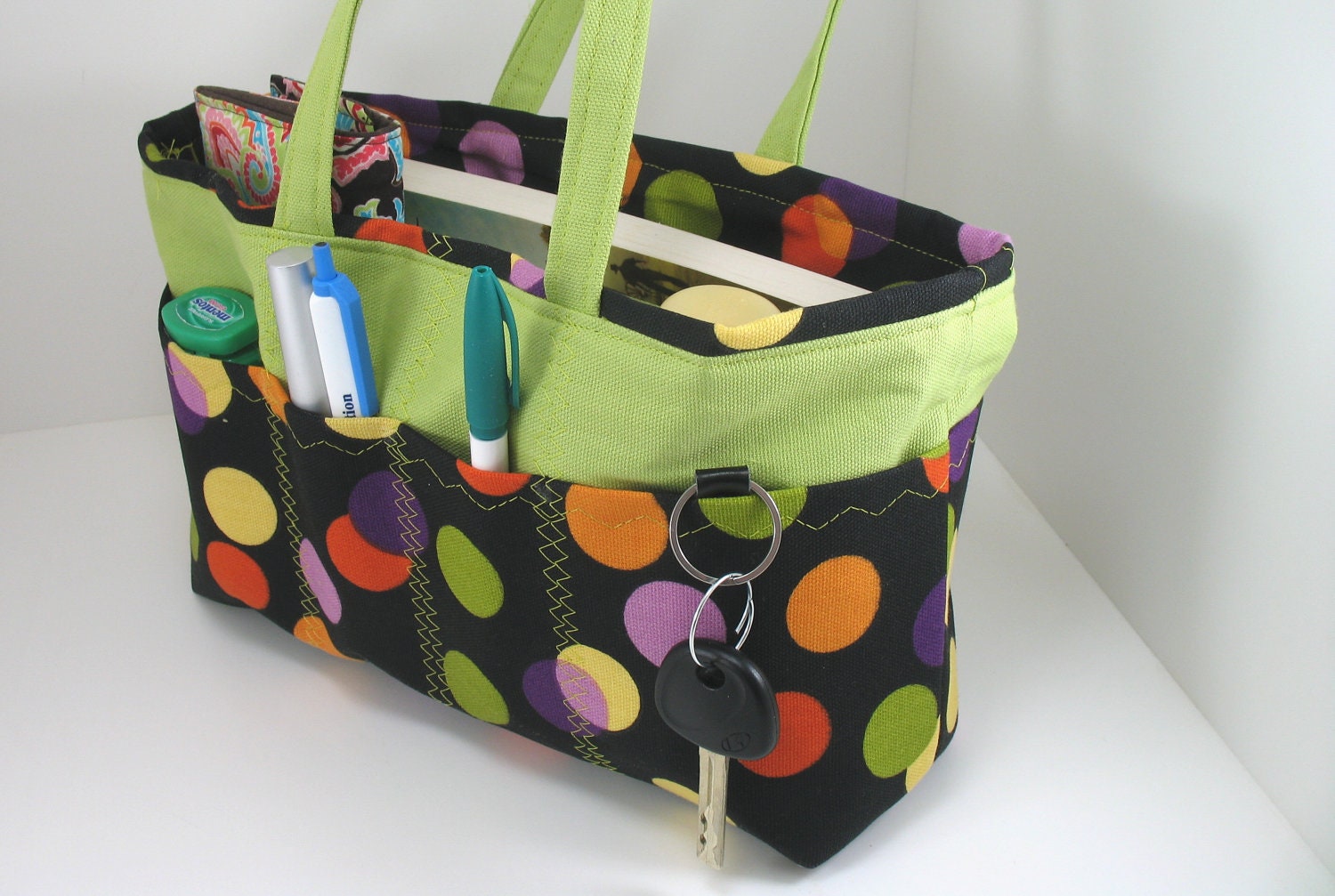 Purse Organizer Insert Extra Large With Handles and by BABCIM