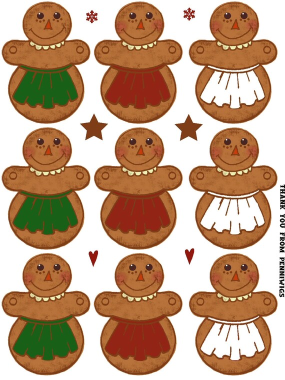 gingerbread nesting dolls