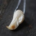 Bird of Prey Necklace Fossil Walrus Ivory- Reserved for Janna