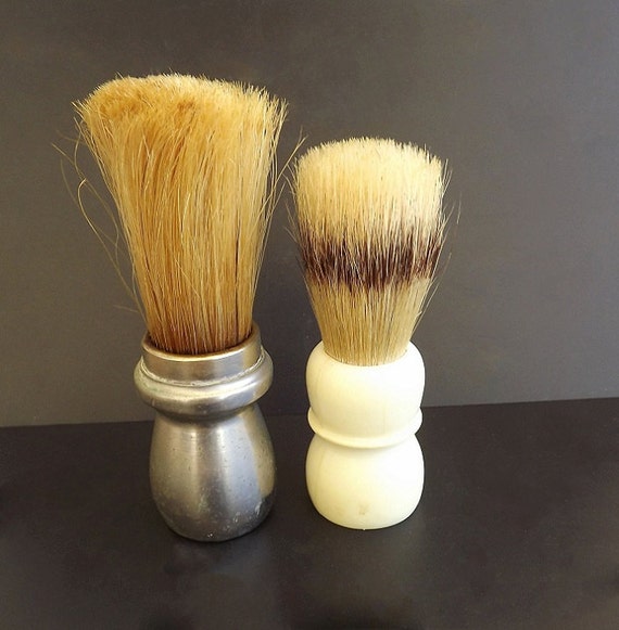 Vintage Shaving Brushes Barber Shop Made Rite 100 Beaver Mens