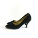 Black Velvet High Heels - size 9.5