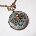 BLUE OCTOPUS LOCKET, Necklace Pendant