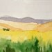 Wild Mustard Original Watercolor Painting