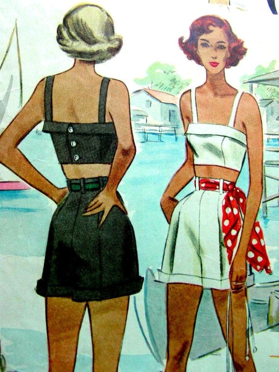 Vintage 1940's McCall 7262 Sewing Pattern 1940's