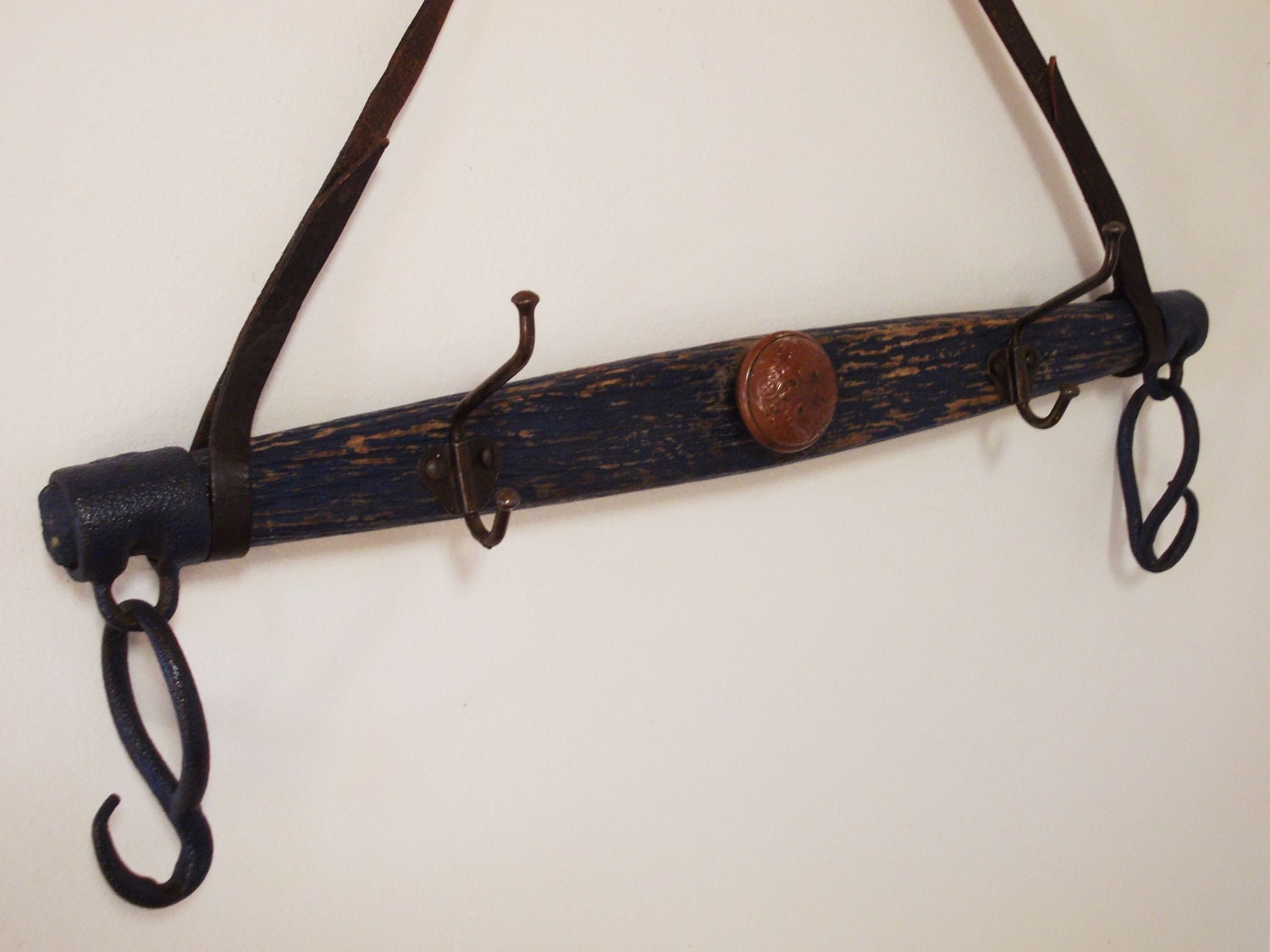 Antique Horse Yoke Upcycled Repurposed to Wall Hanging Coat