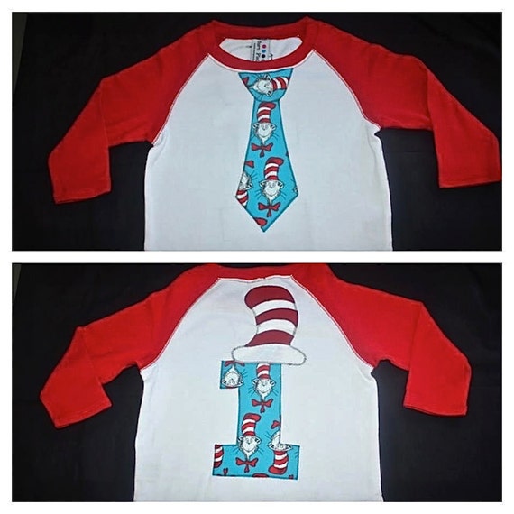 Dr. Seuss Raglan Birthday Shirt