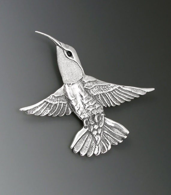 Hummingbird Sterling Silver Pin/Brooch