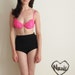 sea shell bikini top . neon little mermaid swimsuit .small.medium