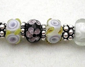 Lavender Times Journal Beaded Pen | Purple Bead Pen | Gift Bead Pen | Lampwork Beaded Pen | Unique Bead Pen | Writing Beaded Pen - PN00029