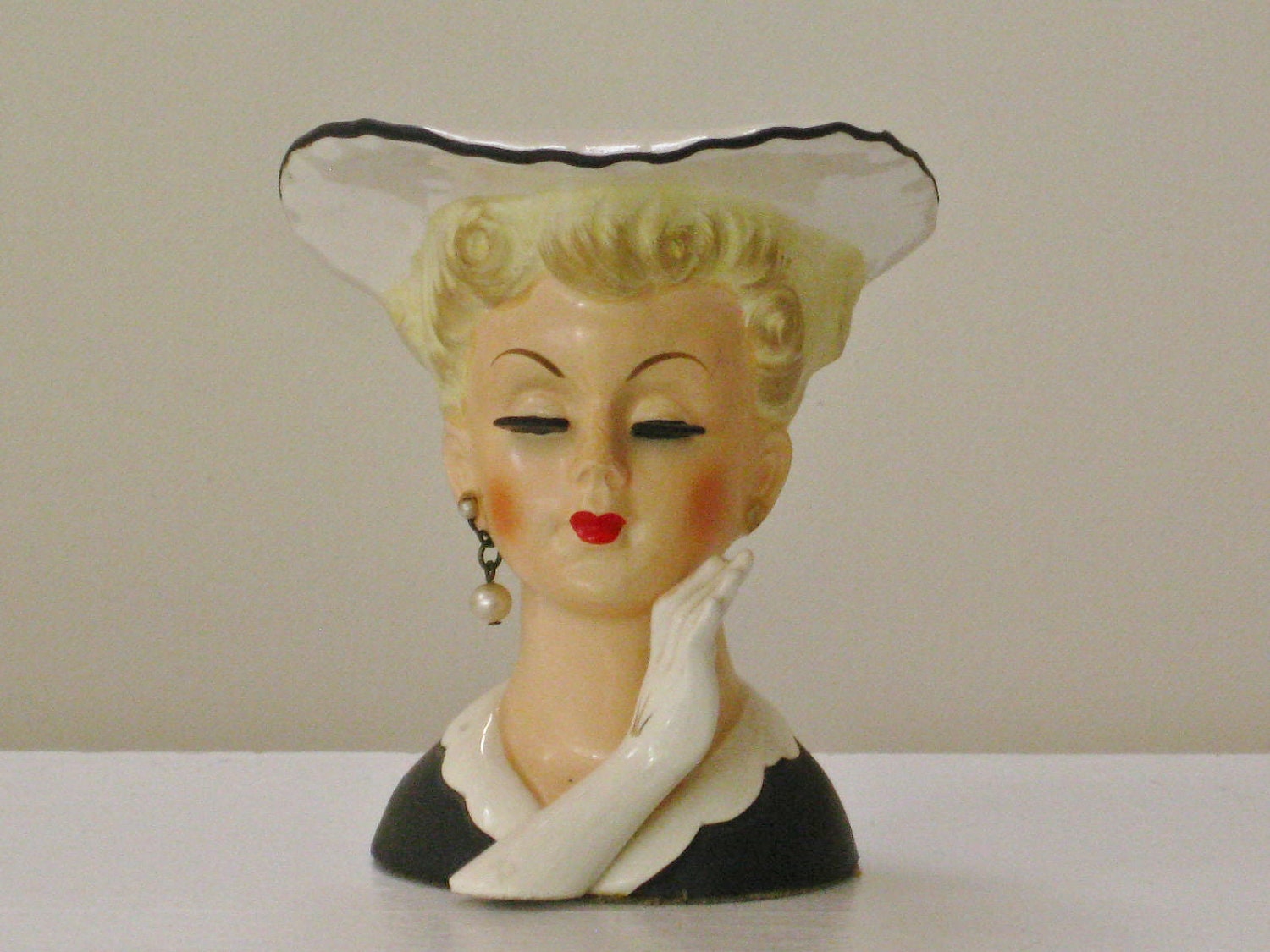 Vintage Lady Head Vases 68
