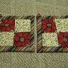 Christmas Poinsettias and Lights Kitchen Potholder set
