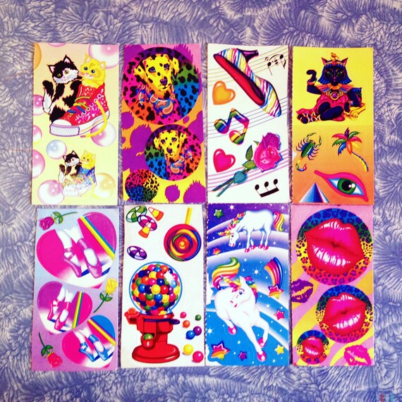 Vintage Lisa Frank Stickers Classic 80s Mix High Heels
