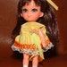 RARE Shelia Skediddle Kiddle Doll with Walker Vintage in Great Condition - 43 years old 1968 - with Instruction sheet