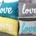 Custom Love Pillow - You Choose The Color