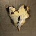 Personalized Anniversary Gift Heart carved by Gary Burns the treewiz also known as Wiz, Handmade, woodworking
